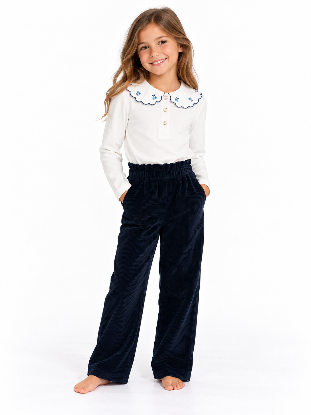 Pantaloni EBANO bambina