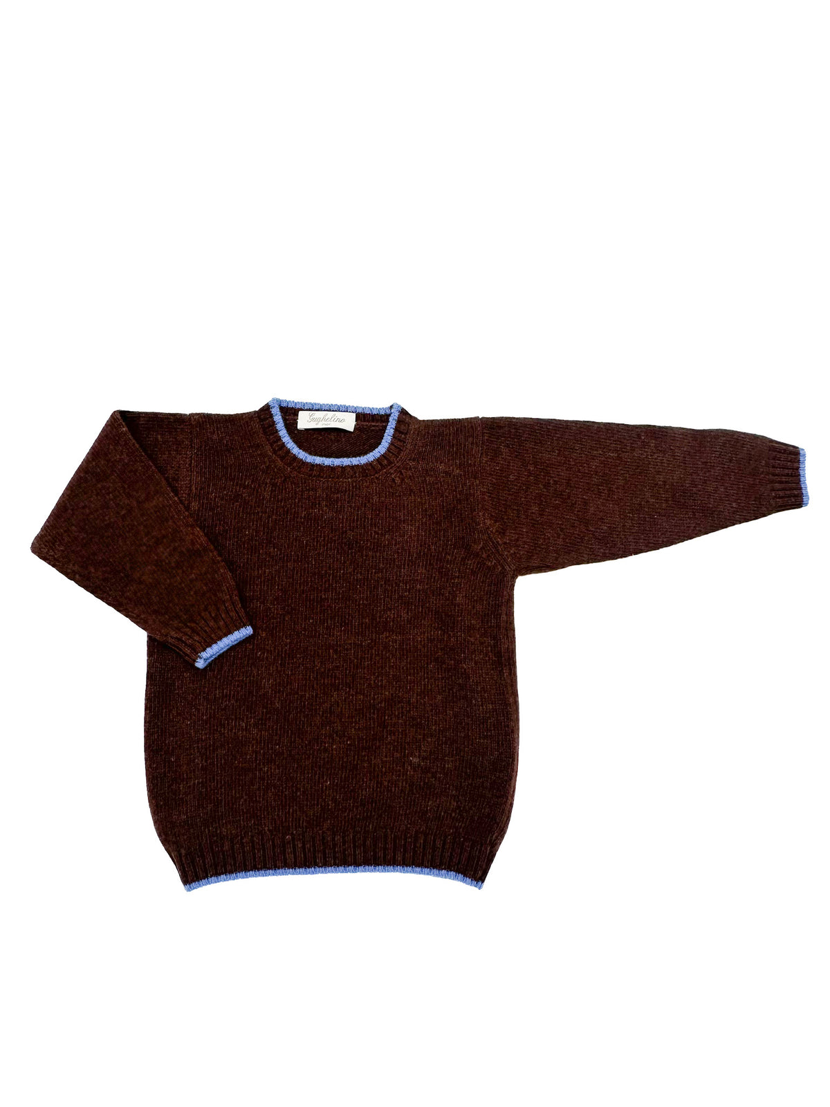 Maglione girocollo 100% lana