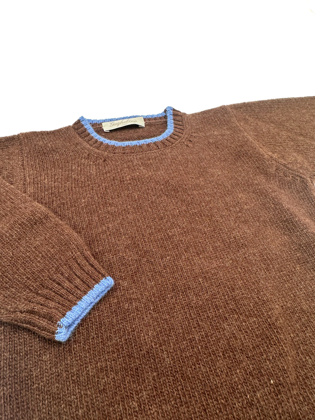 Maglione girocollo 100% lana