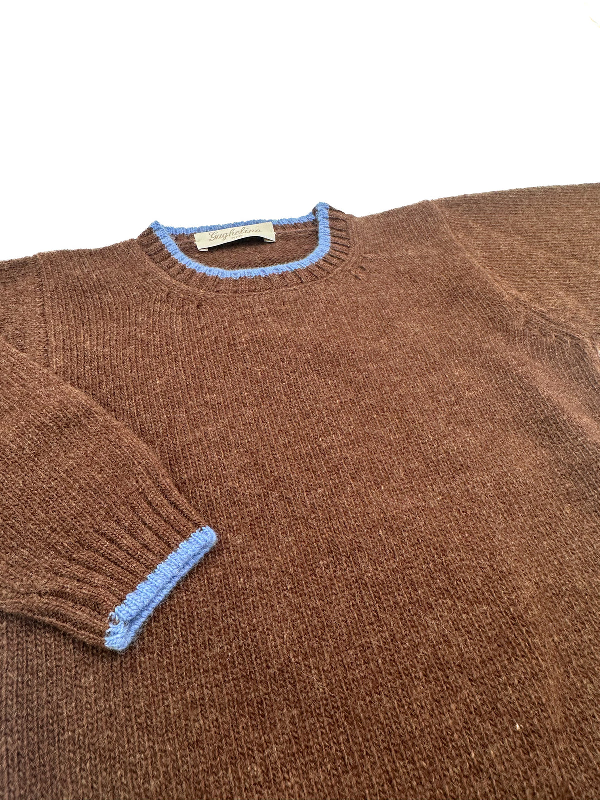 Maglione girocollo 100% lana