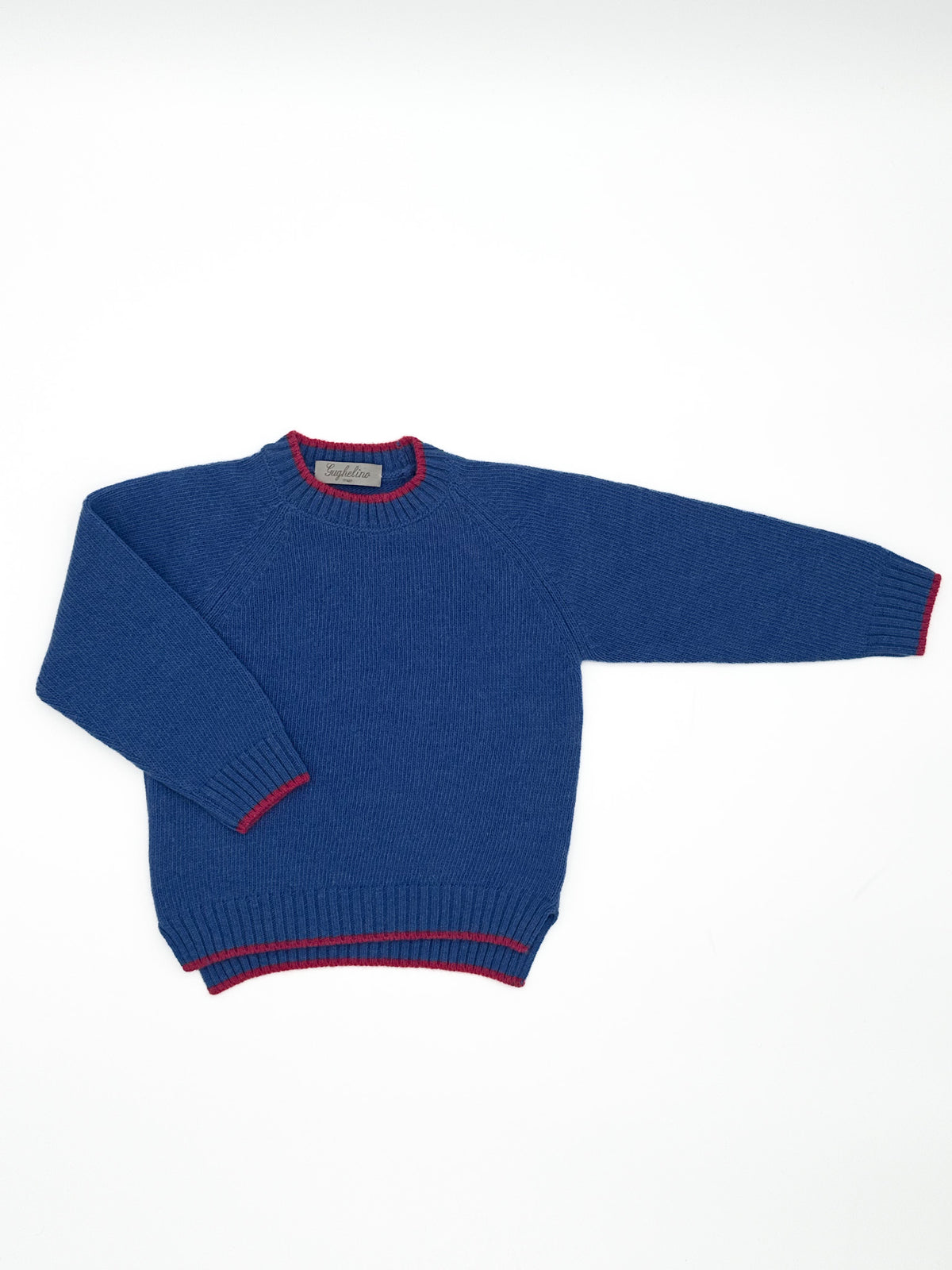 Maglione girocollo bambina 100% lana