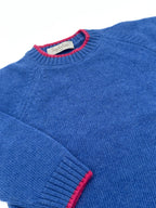 Maglione girocollo bambina 100% lana