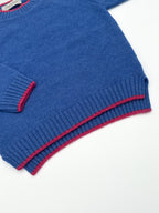 Maglione girocollo bambina 100% lana