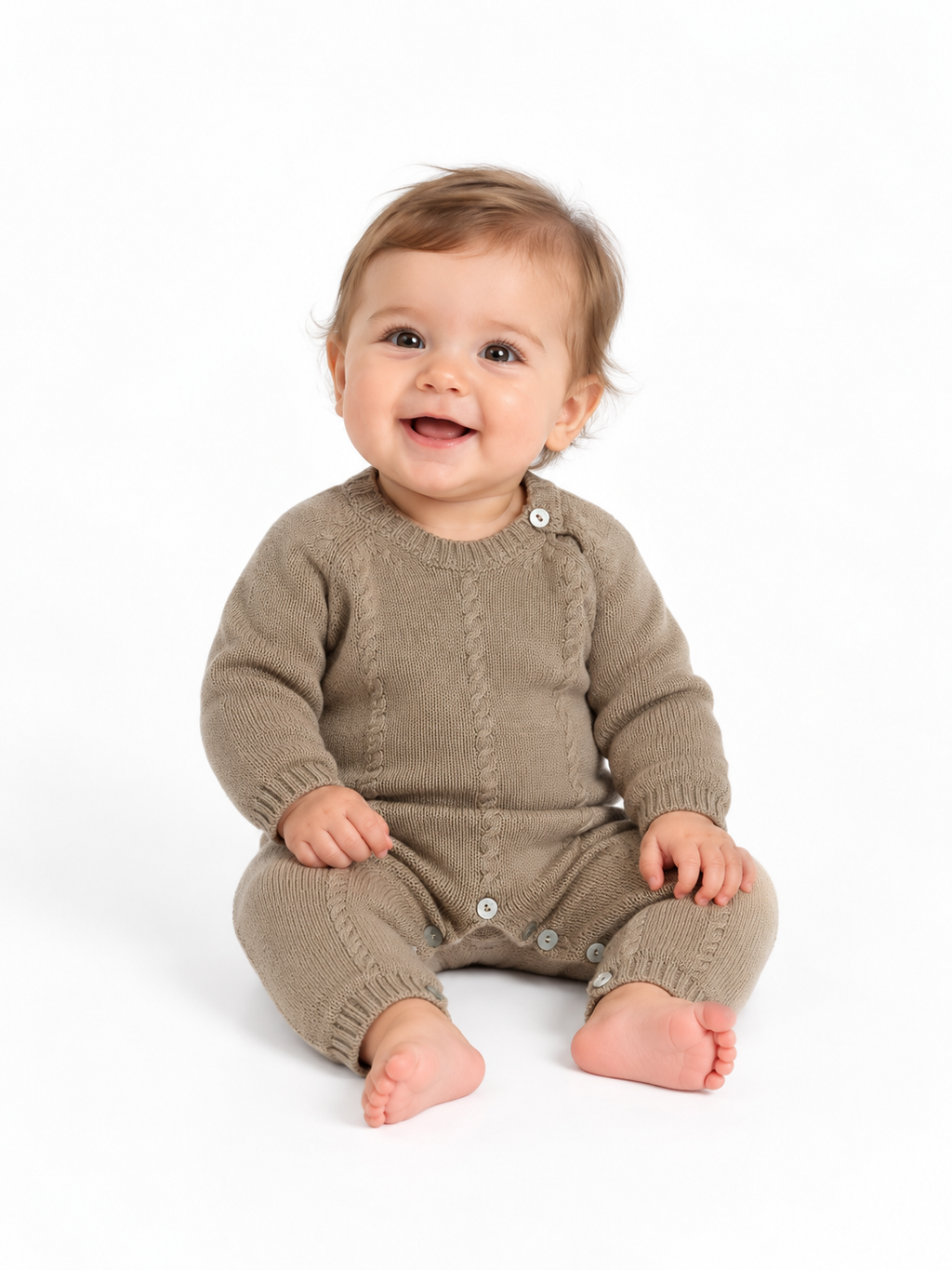 Tutina bebè 100% cashmere