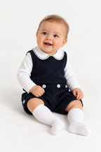 Completo bebè bermuda GINELAN, GILET e BODY