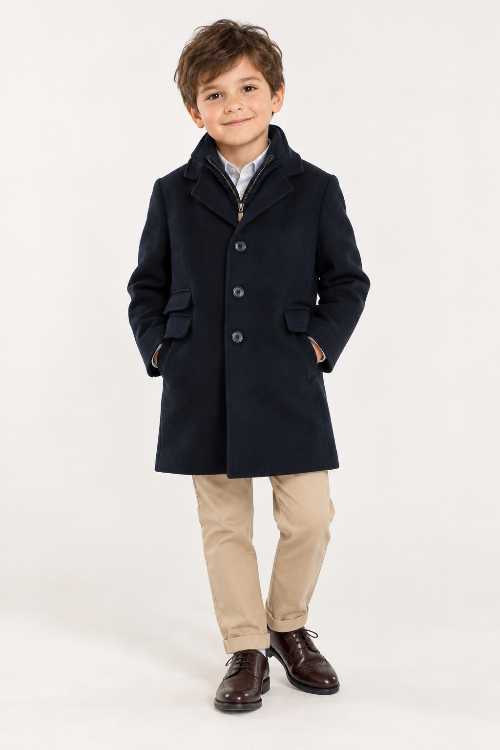 Cappotto NAPOLI bambino 100% lana