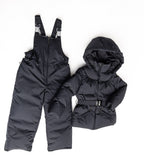 Tuta da neve due pezzi 100% piuma d'oca
